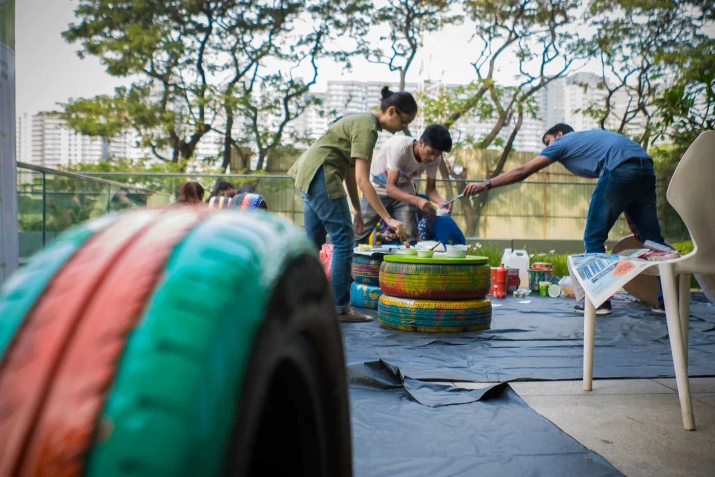 Godrej event audience and production activity